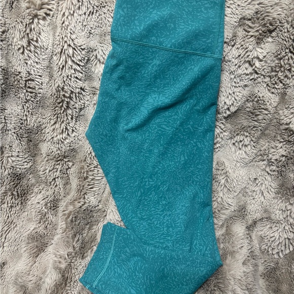 Lululemon Athletica Teal Activewear Leggings - Picture 3 of 7